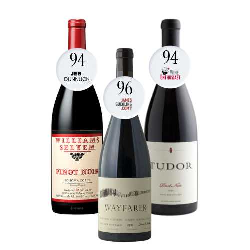 trio-pinot-noir-williams-selyem-russian-river-valley-tudor-st-maria-wayfarer-the-estate 